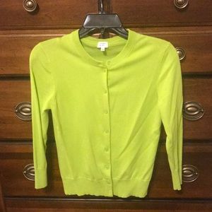 Crown & ivy lime Cardigan Small